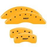 MGP 4 Caliper Covers Engraved Front & Rear Jeep Yellow Finish Black Char 2006 Jeep Wrangler thumbnail 5