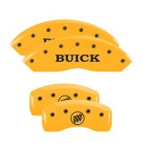 MGP 4 Caliper Covers Engraved Front & Rear MGP Yellow Finish Black Char 2009 Mercury Sable thumbnail 5