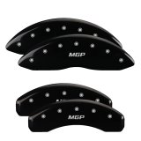 MGP 4 Caliper Covers Engraved Front & Rear MGP Black Finish Silver Characters 2017 Tesla S thumbnail 3
