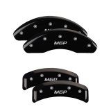 MGP 4 Caliper Covers Engraved Front & Rear MGP Black finish silver ch thumbnail 4