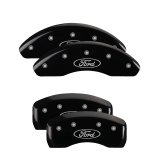 MGP 4 Caliper Covers Engraved Front Mustang Engraved Rear SN95/GT Black finish silver ch thumbnail 6