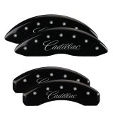 MGP Front set 2 Caliper Covers Engraved Front GMC Black finish silver ch thumbnail 5