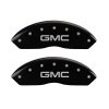 MGP Front set 2 Caliper Covers Engraved Front GMC Black finish silver ch thumbnail 7