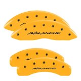 MGP 4 Caliper Covers Engraved Front & Rear Gen 4/Camaro Black finish silver ch thumbnail 6