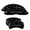 MGP 4 Caliper Covers Engraved Front & Rear Gen 4/Camaro Black finish silver ch thumbnail 8