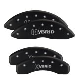 MGP 4 Caliper Covers Engraved Front Gen 4/Camaro Engraved Rear Gen 4/SS Red finish silver ch thumbnail 7