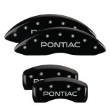 MGP 4 Caliper Covers 98-02 Pontiac Firebird (Ex WS6) Front Pontiac Rear Arrow Blk Finish Silver Char thumbnail 5