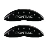 MGP 4 Caliper Covers 98-02 Pontiac Firebird (Ex WS6) Front Pontiac Rear Arrow Blk Finish Silver Char thumbnail 6