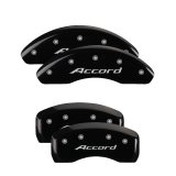 MGP 4 Caliper Covers Engraved Front Honda Engraved Rear H Logo Black finish silver ch thumbnail 5