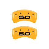 MGP 4 Caliper Covers Engraved Front & Rear MGP Red finish silver ch thumbnail 2