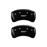 MGP 4 Caliper Covers Engraved Front & Rear MGP Black finish silver ch thumbnail 2
