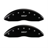 MGP 4 Caliper Covers Engraved Front & Rear MGP Black finish silver ch thumbnail 2