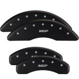 MGP 4 Caliper Covers Engraved Front & Rear MGP Black finish silver ch thumbnail 7