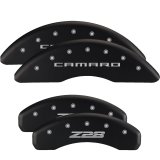MGP 4 Caliper Covers Engraved Front & Rear MOPAR Black finish silver ch thumbnail 4