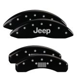 MGP 4 Caliper Covers Engraved Front & Rear MGP Black finish silver ch thumbnail 7
