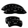 MGP 4 Caliper Covers Engraved Front & Rear MGP Black finish silver ch thumbnail 8