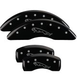 MGP 4 Caliper Covers Engraved Front & Rear MGP Black finish silver ch thumbnail 2