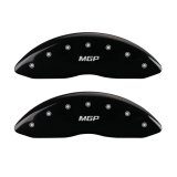 MGP 4 Caliper Covers Engraved Front & Rear MGP Black finish silver ch thumbnail 4