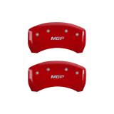 MGP 4 Caliper Covers Engraved Front & Rear MGP Red finish silver ch thumbnail 7