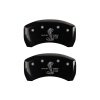 MGP Rear set 2 Caliper Covers Engraved Rear GT500 Shelby & Cobra Black finish silver ch thumbnail 5