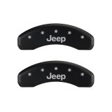 MGP 4 Caliper Covers Engraved Front & Rear JEEP Red finish silver ch thumbnail 7