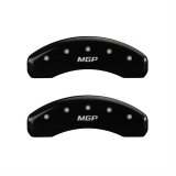 MGP 4 Caliper Covers Engraved Front & Rear MGP Black finish silver ch thumbnail 2