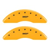 MGP 4 Caliper Covers Engraved Front & Rear MGP Yellow finish black ch thumbnail 3