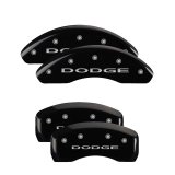 MGP 4 Caliper Covers Engraved Front & Rear With out stripes/Dodge Black finish silver ch thumbnail 2