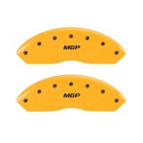 MGP 4 Caliper Covers Engraved Front & Rear MGP Yellow finish black ch thumbnail 5
