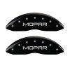MGP Front set 2 Caliper Covers Engraved Front MOPAR Black finish silver ch thumbnail 7