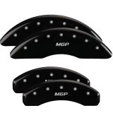 MGP 4 Caliper Covers Engraved Front & Rear MGP Black finish silver ch thumbnail 3