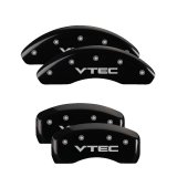 MGP 4 Caliper Covers Engraved Front & Rear MGP Black finish silver ch thumbnail 7