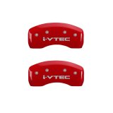 MGP 4 Caliper Covers Engraved Front & Rear i-Vtec Red finish silver ch thumbnail 9