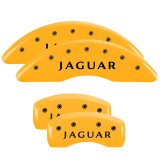 MGP 4 Caliper Covers Engraved Front Acura Engraved Rear TSX Yellow finish black ch thumbnail 6