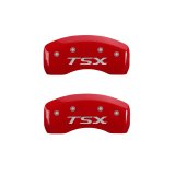 MGP 4 Caliper Covers Engraved Front Acura Engraved Rear TSX Yellow finish black ch thumbnail 9