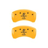 MGP Front set 2 Caliper Covers Engraved Front Oval logo/Ford Black finish silver ch thumbnail 6