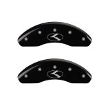 MGP 4 Caliper Covers Engraved Front & Rear Circle K/Kia Black finish silver ch thumbnail 6
