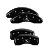 MGP 4 Caliper Covers Engraved Front & Rear Circle K/Kia Black finish silver ch thumbnail 7