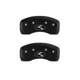 MGP 4 Caliper Covers Engraved Front & Rear Circle K/Kia Red finish silver ch thumbnail 6