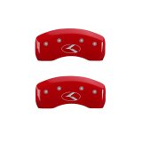 MGP 4 Caliper Covers Engraved Front & Rear Circle K/Kia Yellow finish black ch thumbnail 8