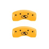MGP 4 Caliper Covers Engraved Front & Rear MGP Black finish silver ch thumbnail 6