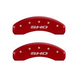 MGP 4 Caliper Covers Engraved Front & Rear SHO Yellow finish black ch thumbnail 9