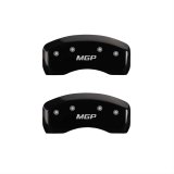 MGP 4 Caliper Covers Engraved Front & Rear MGP Black finish silver ch thumbnail 2