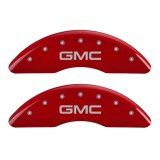 MGP 4 Caliper Covers Engraved Front & Rear GMC Yellow finish black ch thumbnail 9