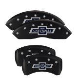 MGP 4 Caliper Covers Engraved Front & Rear RAM Red finish silver ch thumbnail 3