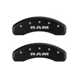 MGP 4 Caliper Covers Engraved Front & Rear RAM Red finish silver ch thumbnail 7