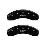 MGP 4 Caliper Covers Engraved Front & Rear MGP Black finish silver ch thumbnail 8