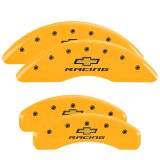 MGP 4 Caliper Covers Engraved Front & Rear MGP Yellow finish black ch thumbnail 5
