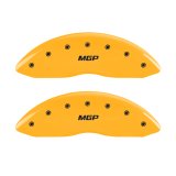MGP 4 Caliper Covers Engraved Front & Rear MGP Yellow finish black ch thumbnail 4