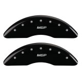 MGP 4 Caliper Covers Engraved Front & Rear MGP Black finish silver ch thumbnail 7